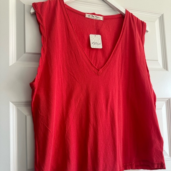 Free People Dreamy Tank in Ignition NWT - Picture 8 of 12